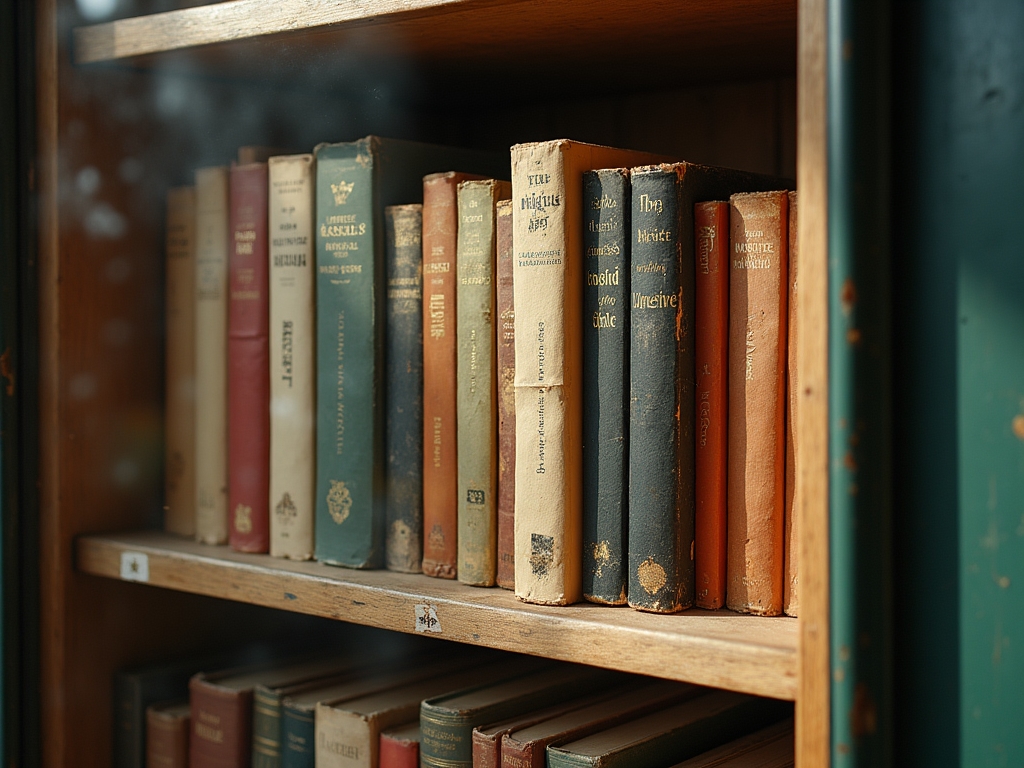 Carefully curated collection of books inside Brimlestone